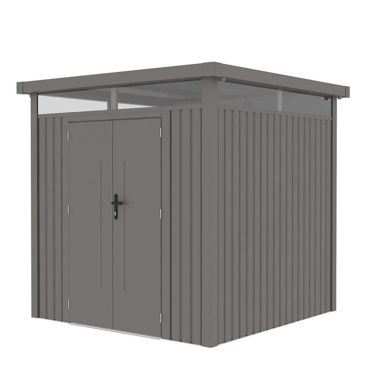 GERÄTEHAUS Luzern Pro Taupe - Taupe, Metall (230/222/230cm) - Juskys