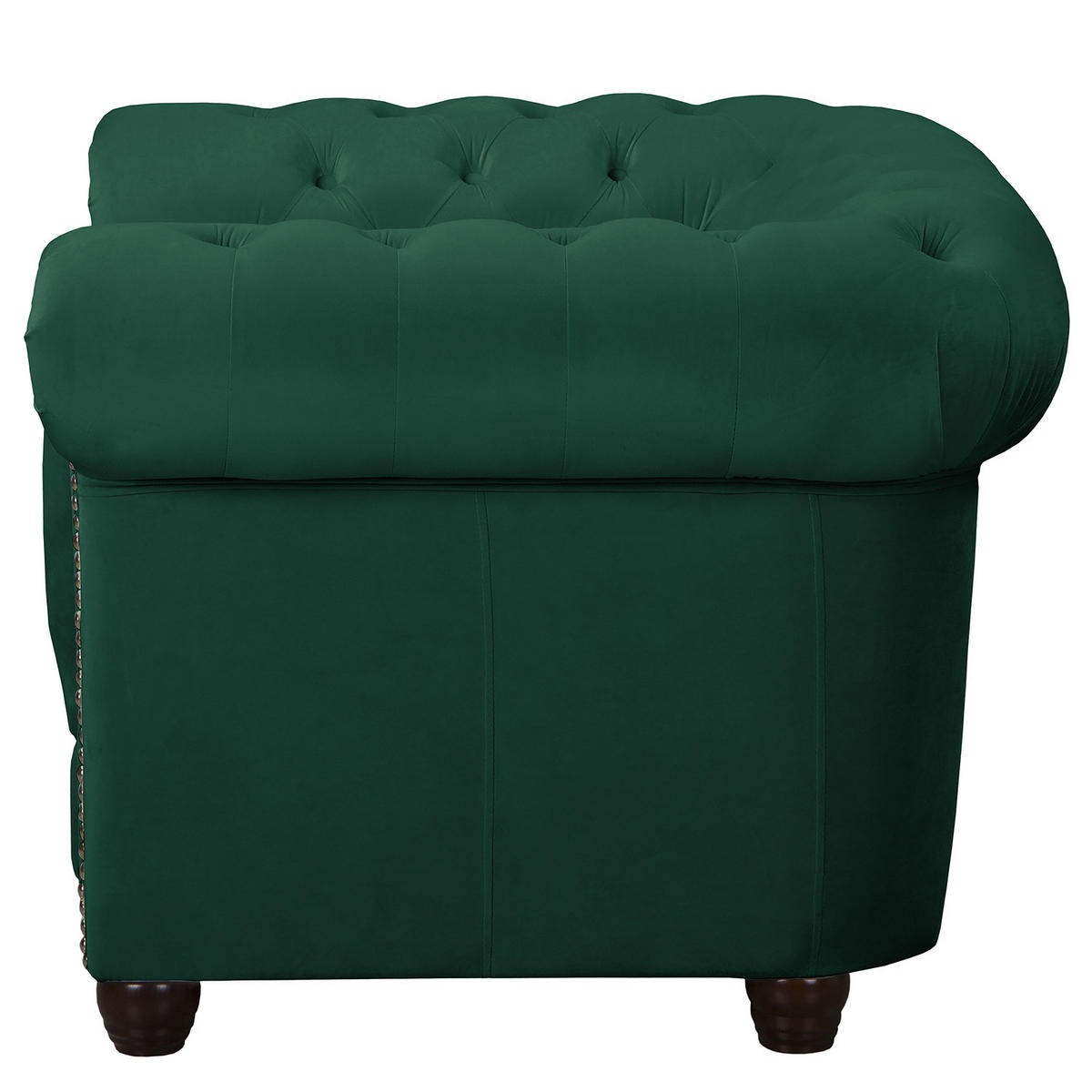 SESSEL - Buchefarben/Grün, Buchenholz/Textil (104/72/86cm) - home24