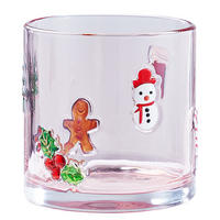 WINDLICHT X-Mas Mix - Pink, Glas (10/10/10cm) - Butlers