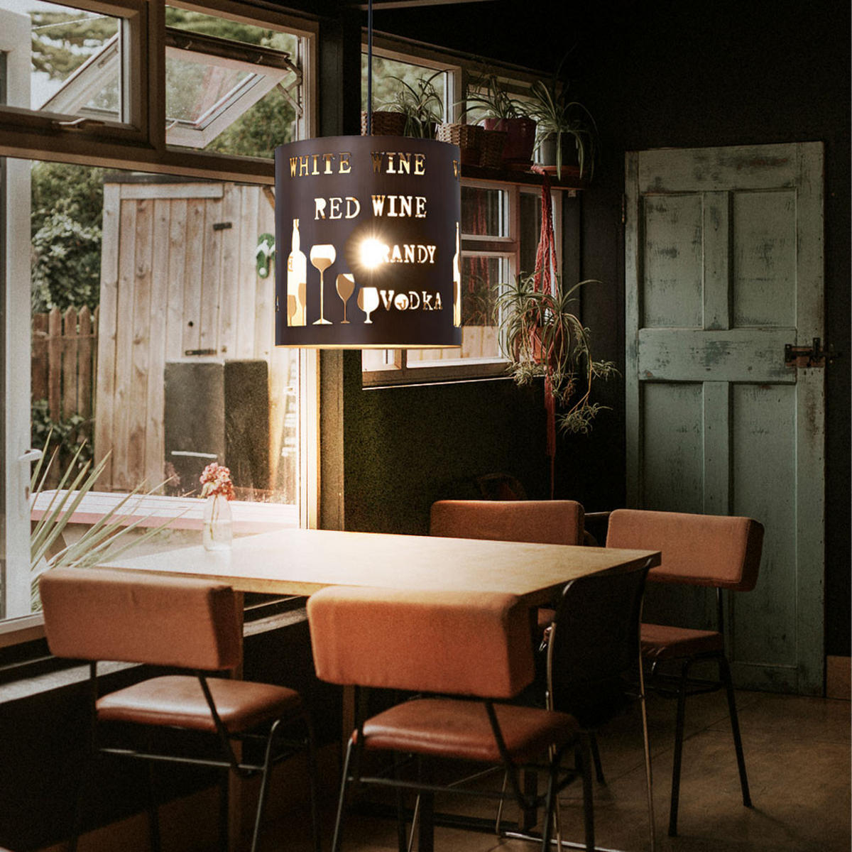 LED HÄNGELEUCHTE TUVA Braun Metall - Braun, Metall (6/12/150cm)