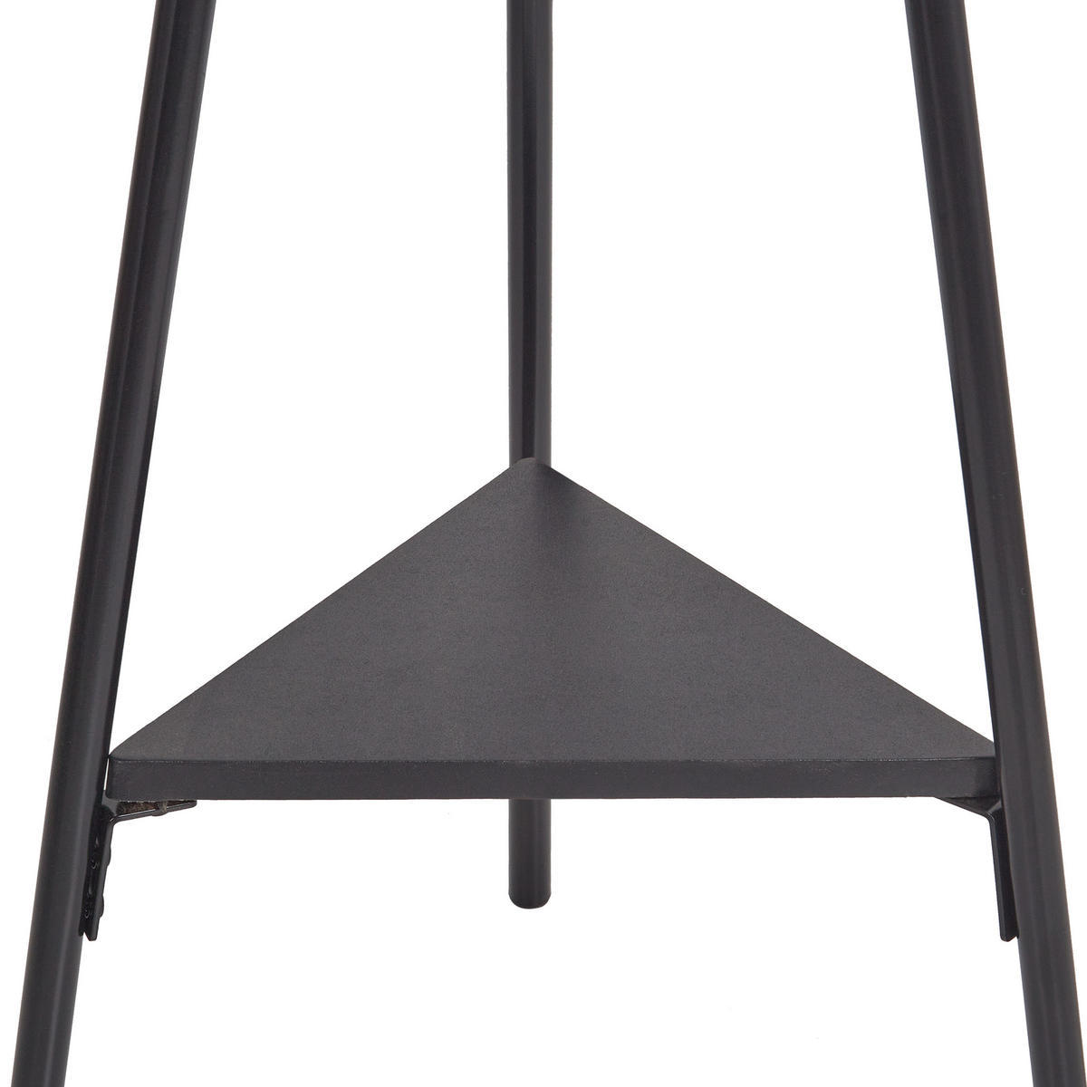 GARDEROBENSTÄNDER Metall schwarz 181 cm Wray - Schwarz, Metall (33/180/33cm) - Beliani