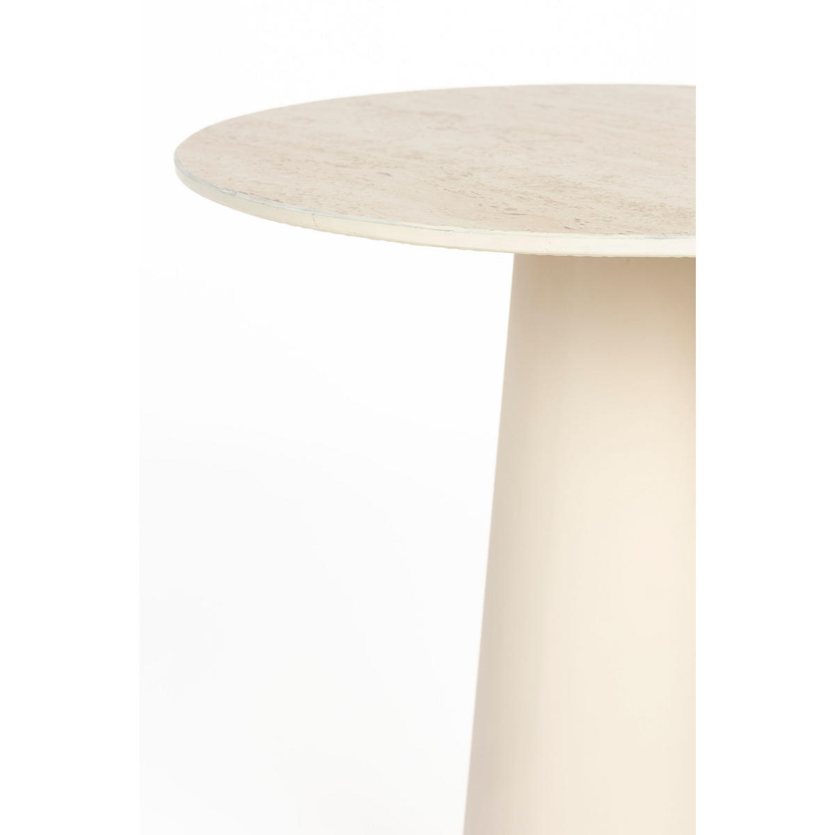 BEISTELLTISCH Joya Niedrig 40x40 cm -Optik Beige - Beige, Metall (40/40/52cm) - Housecraft Living