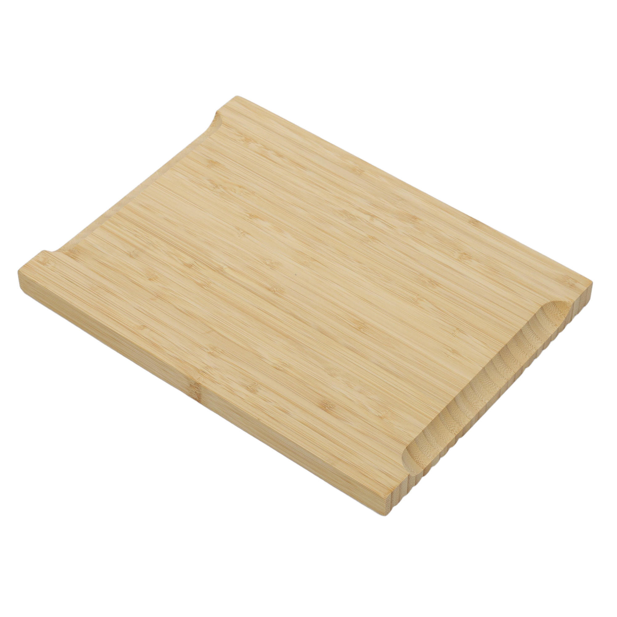 SERVIERTABLETT Bambus Muster 2 32/24/2 cm - Braun, Naturmaterialen (24/2/32cm) - Excellent Houseware