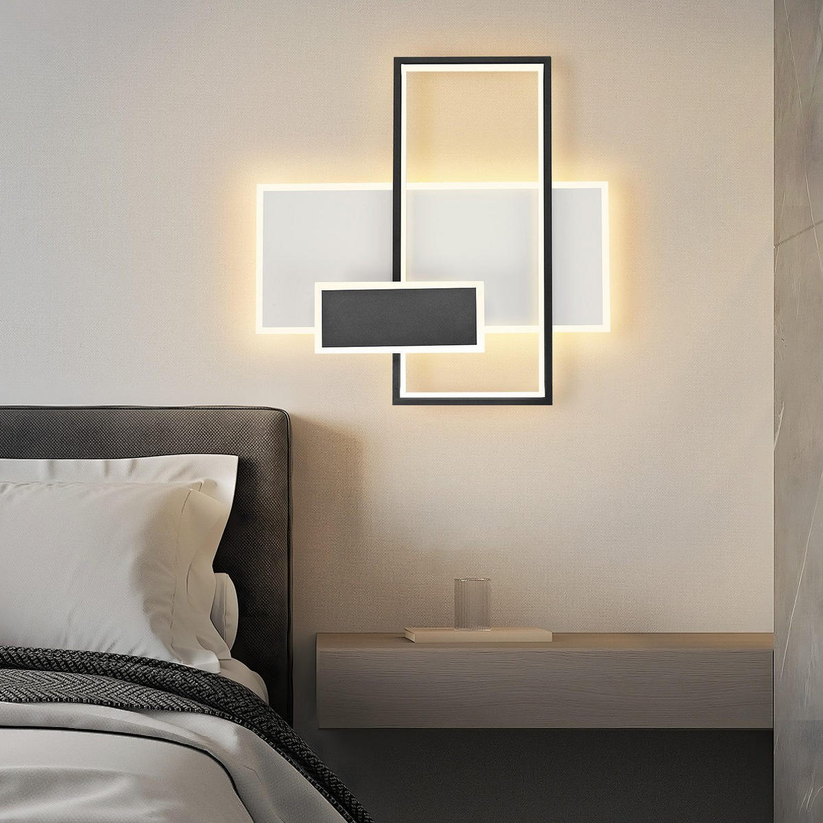 LED-DECKENLEUCHTE Maguire 50/50/7cm - Weiß, Metall (50/50/7cm) - Nettlife