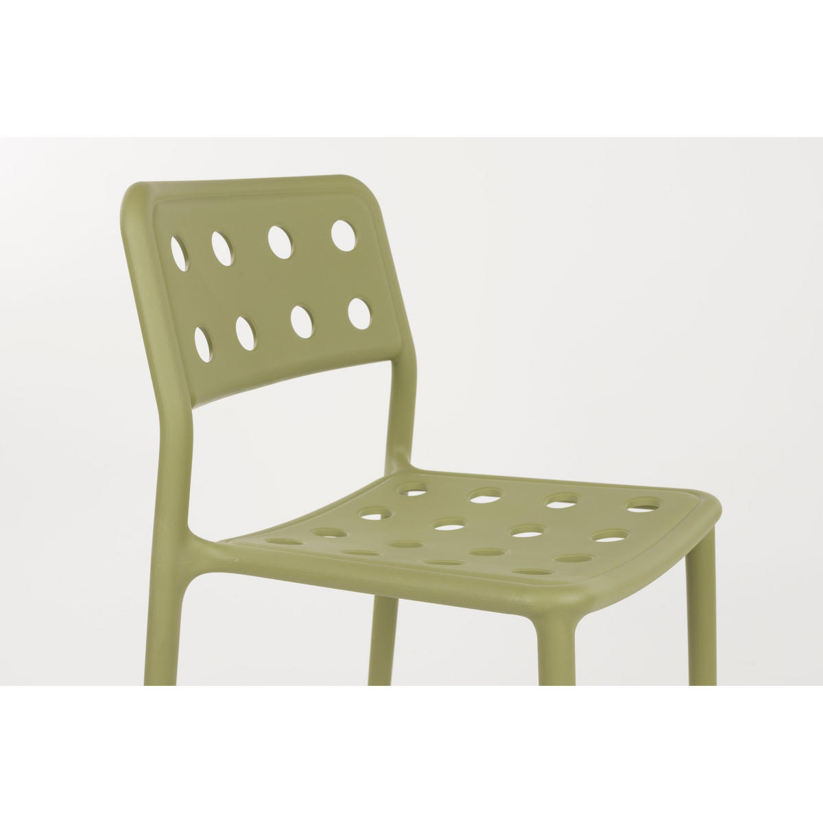 GARTENSTUHL Serra Grün - 4 er Set - Grün, Kunststoff (45.5/80/53cm) - Housecraft Living