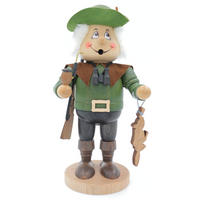 RAUCHFIGUR Wichtel Jäger 23 cm - Multicolor, Holz (11/22/0.1cm)