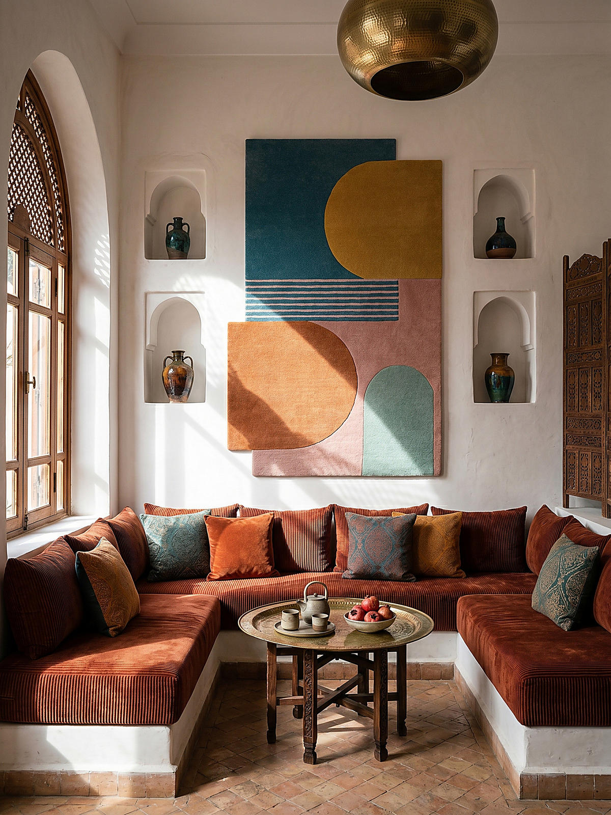 TEPPICH aus Wolle HALLEIN in Bright-Bunt, geometrisch-abstrakt, 200 x 290 cm - Multicolor, Textil (290/200cm) - KADIMA DESIGN