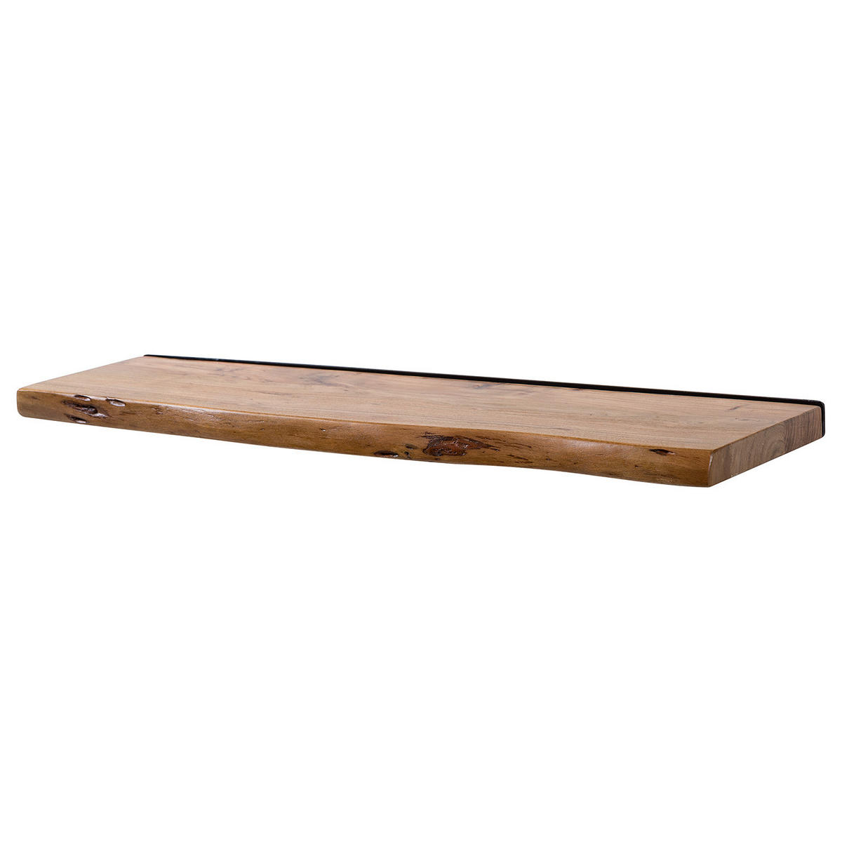 WANDBOARD - Akazie massiv - Akaziefarben, Holz (90/3.5/23cm) - home24