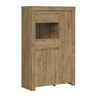 VITRÍNA Hella Dřevo - hnědá, kompozitní dřevo (98/156/42cm) - Petits-meubles