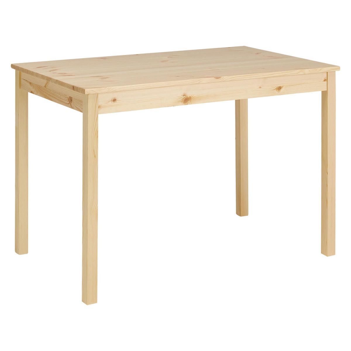 TISCHGRUPPE 108x65 cm natur mit 4 Stühlen - Naturfarben, Holz (65/86/108cm) - Homestyle4u