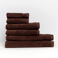 FROTTIERSET Chocolate Embrace 6-teilig, Baumwolle - Braun, Textil (70/140cm) - SOWL