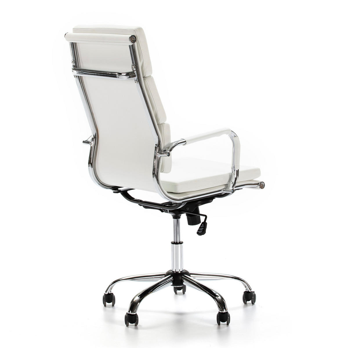 SCAUN ROTATIV Morgan cu funcție de pat, alb - alb, blană (71/110/54cm) - VS Venta-stock