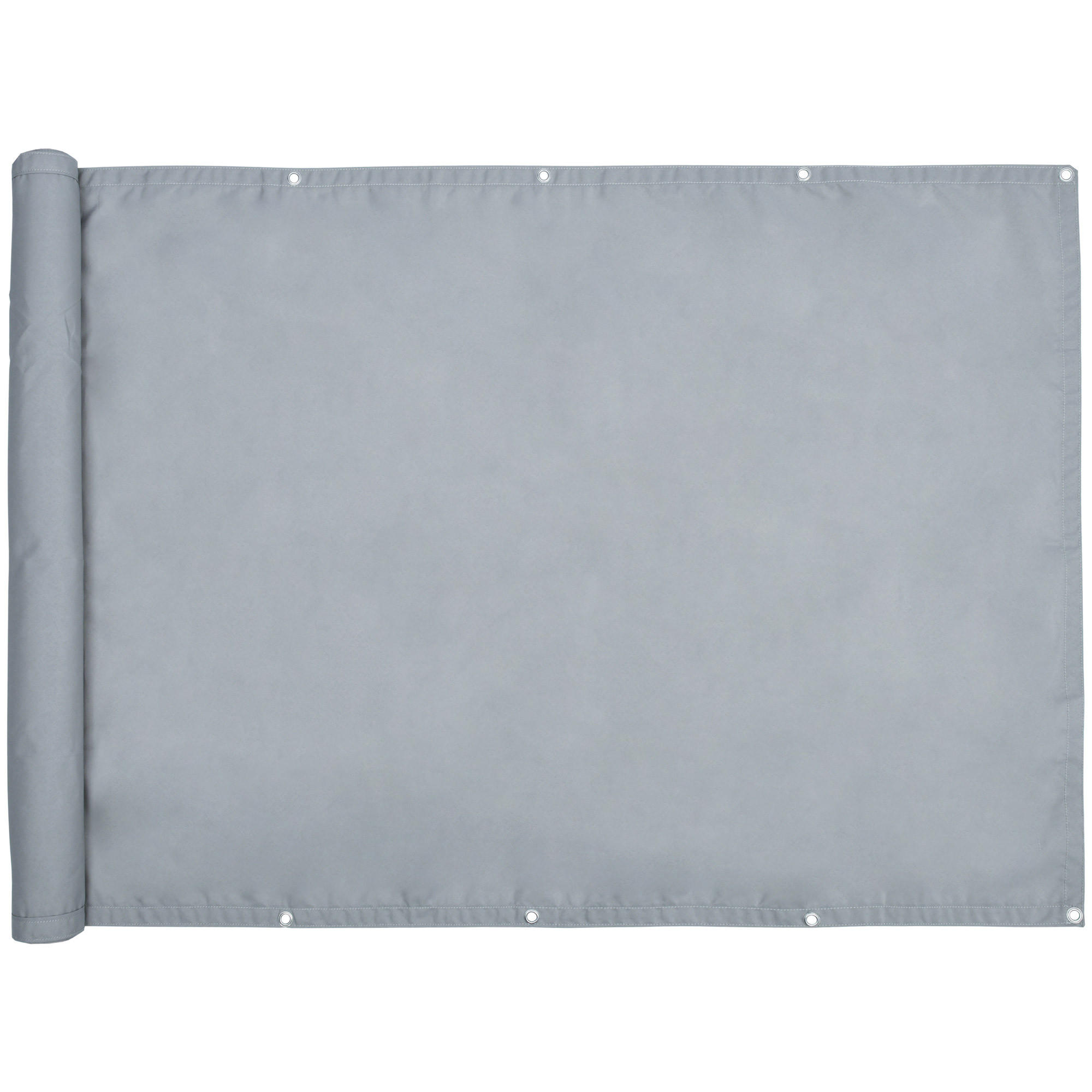 BALKONUMSPANNUNG SolVision PB2 90/500 cm Grau PE - Grau, Kunststoff (500/90cm) - Sol Royal