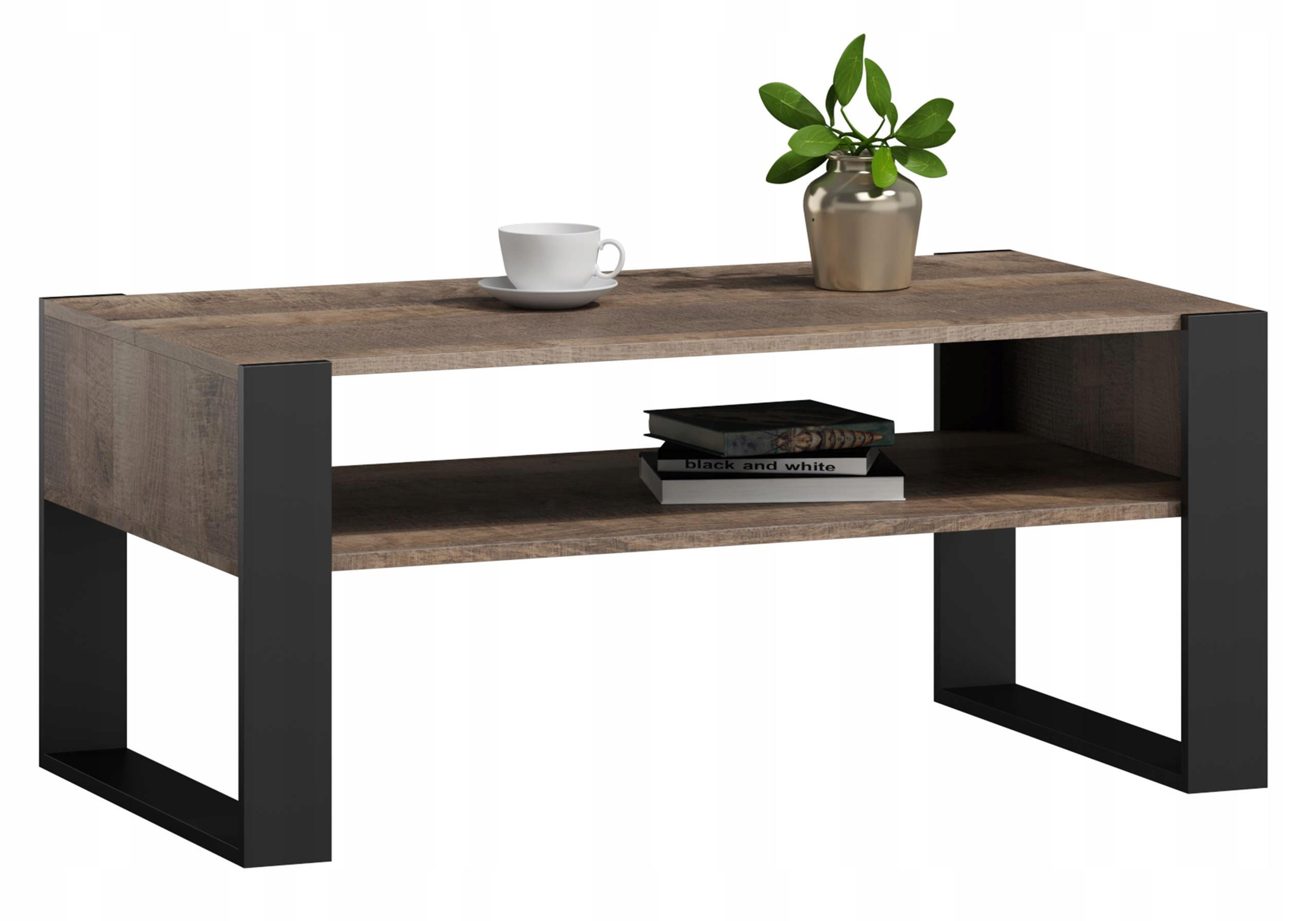 COUCHTISCH KAJA Grange Eiche 100/53,6/50 cm - Eichefarben, Holzwerkstoff (53.6/100/50cm) - Matkam Möbel