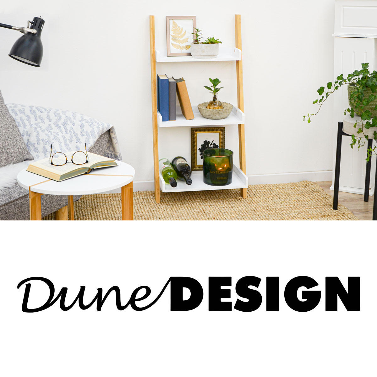 BADEZIMMER-REGAL 45x30x90 cm - Weiß, Holz (30/90/45cm) - Dunedesign