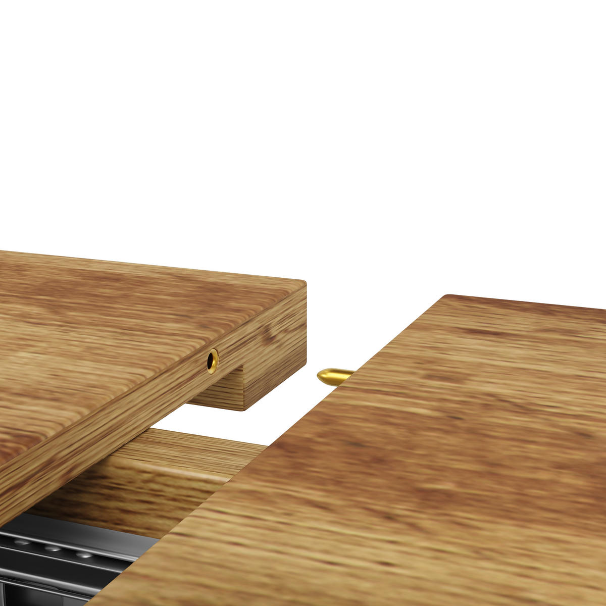 AUSZIEHTISCH Walnussoptik 120-160/80/66.1 cm - Walnussfarben, Holz (80/120/66.1cm) - PANGIVO