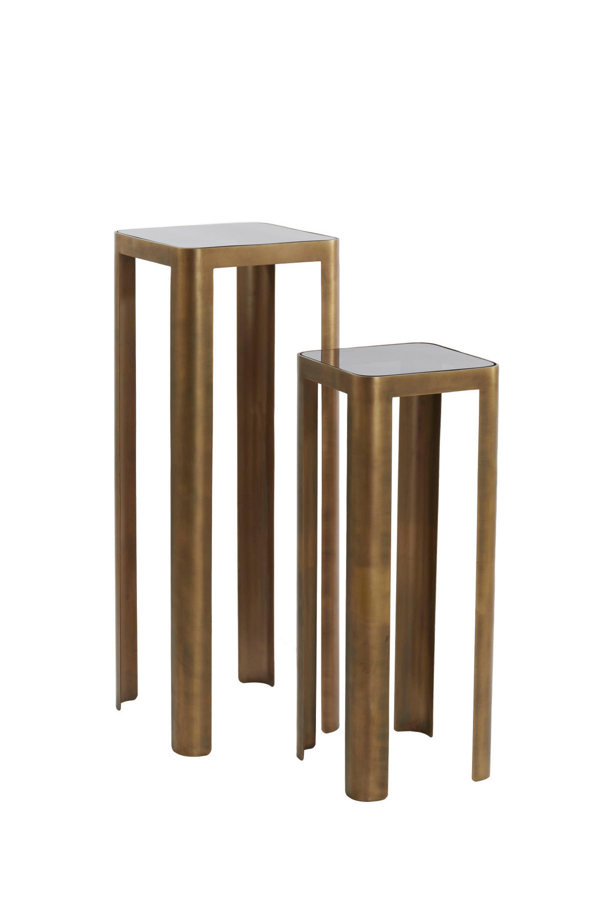 SÄULE Oxe Bronze 35/35/100 cm - Bronzefarben, Metall (35/35/100cm) - Light & Living