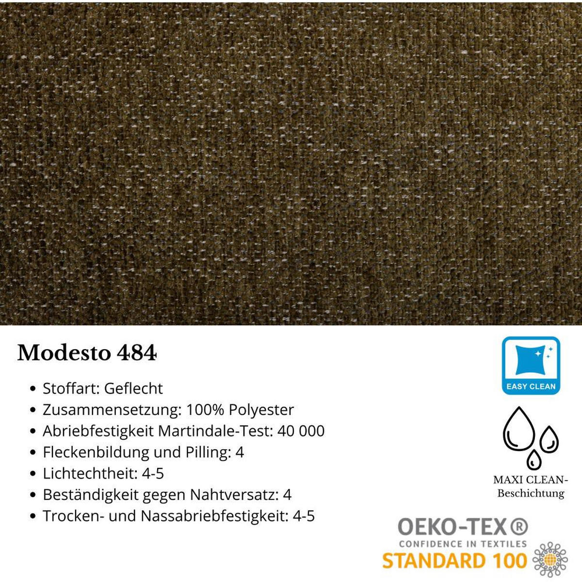 ECKSCHLAFSOFA Benny olivgrün rechts - Schwarz/Olivgrün, Kunststoff/Textil (271/185cm) - Beautysofa