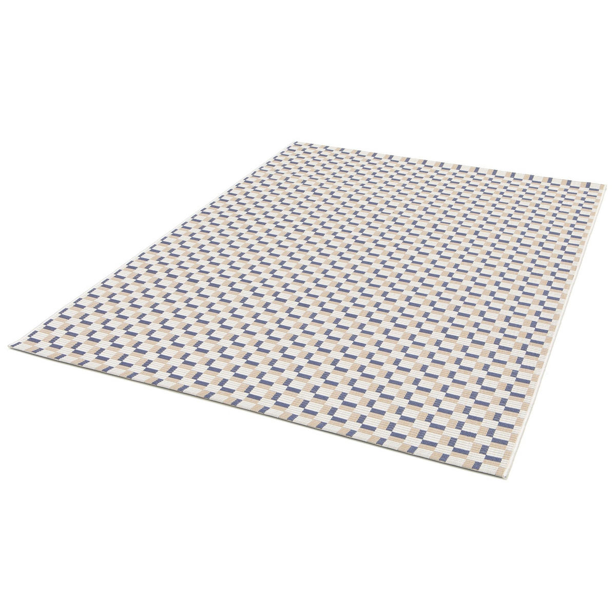 DESIGN Teppich für Innen und Außen blau - Blau, Textil (160/230cm) - AFK Living