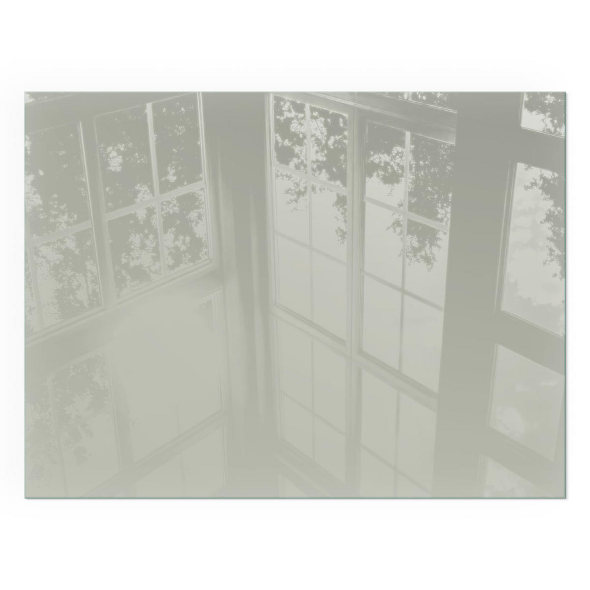 GLASPLATTE für Kamin 80x60 cm - Grün, Glas (80/60/0.4cm) - TULUP