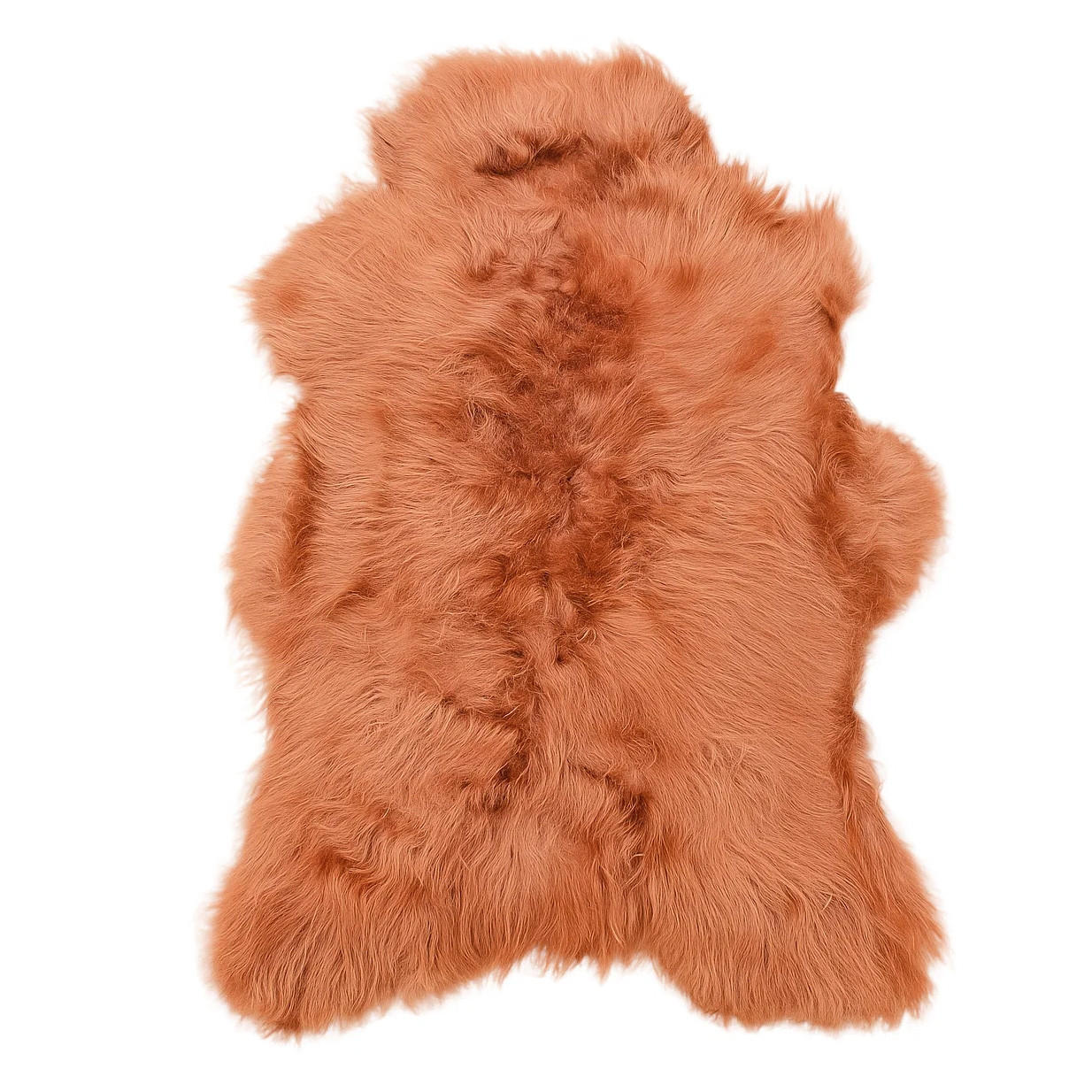 SCHAFFELL Island Kastanienbraun Langhaar 2. Wahl ca. 110 cm - Kastanienfarben/Rotbraun, Fell (60/110cm) - Provellus