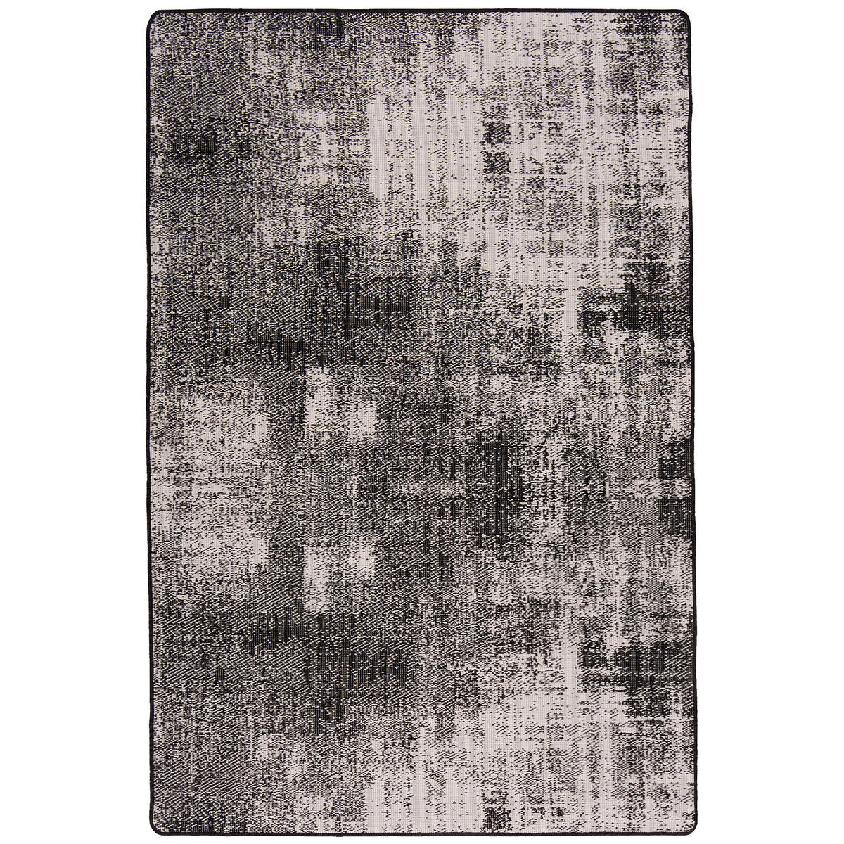 IN- UND OUTDOOR TEPPICH BEIDSEITIG NEWPORT DESIGN - Schwarz, Textil (200/250cm) - Snapstyle