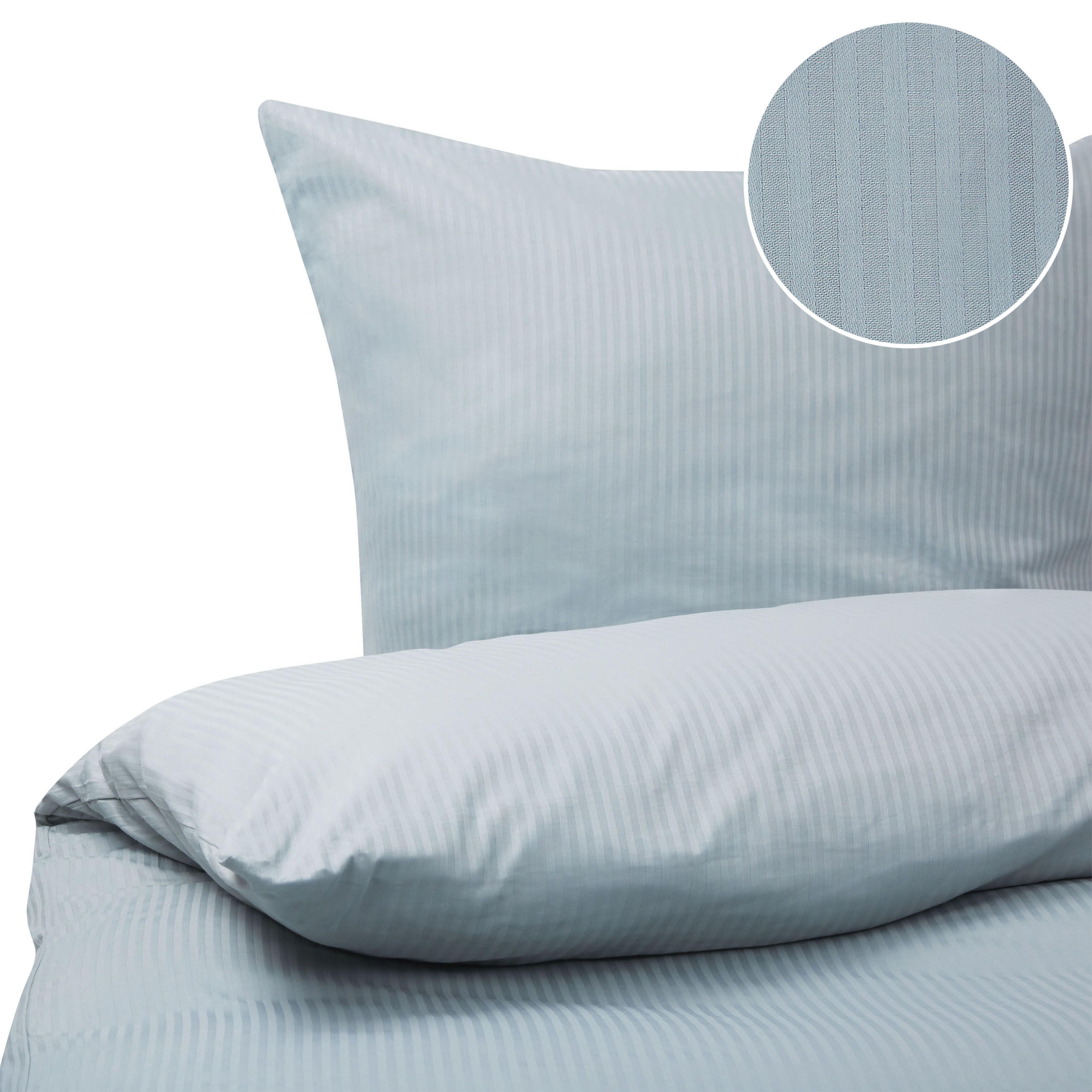 KOMPLET POSTELJNINE Avondale 155x220 cm - siva, tekstil (155/220cm) - Beliani