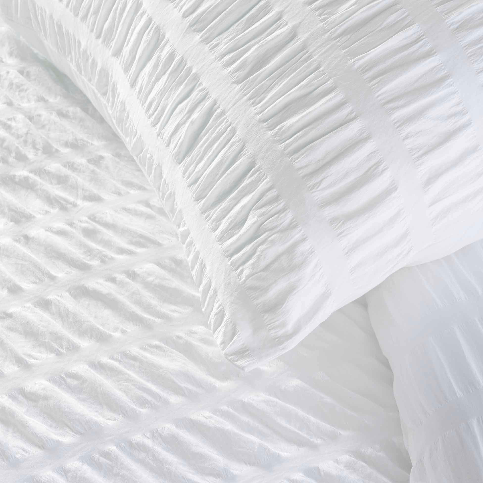BETTWÄSCHE Plissia 240/220 cm - Weiß, Textil (220/240cm) - Douceur d´intérieur