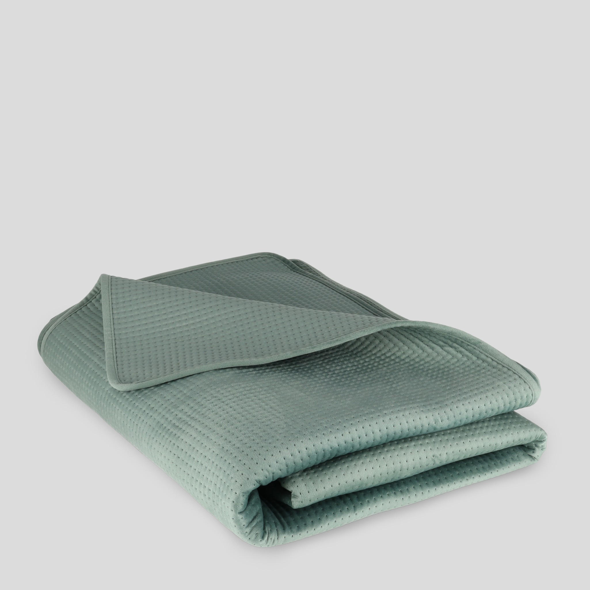 TAGESDECKE Pontoso - Grün, Textil (200/220cm) - home&you