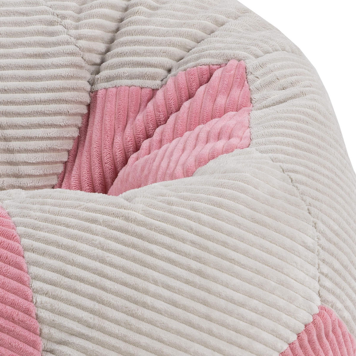 KINDERSITZSACK Fußball - Pink, Textil (76/48/76cm) - icon