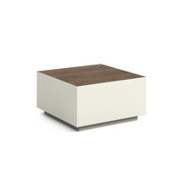 COUCHTISCH QUADRA - Sandfarben/Kaschmir, Holzwerkstoff (65/65/35cm) - Meblini