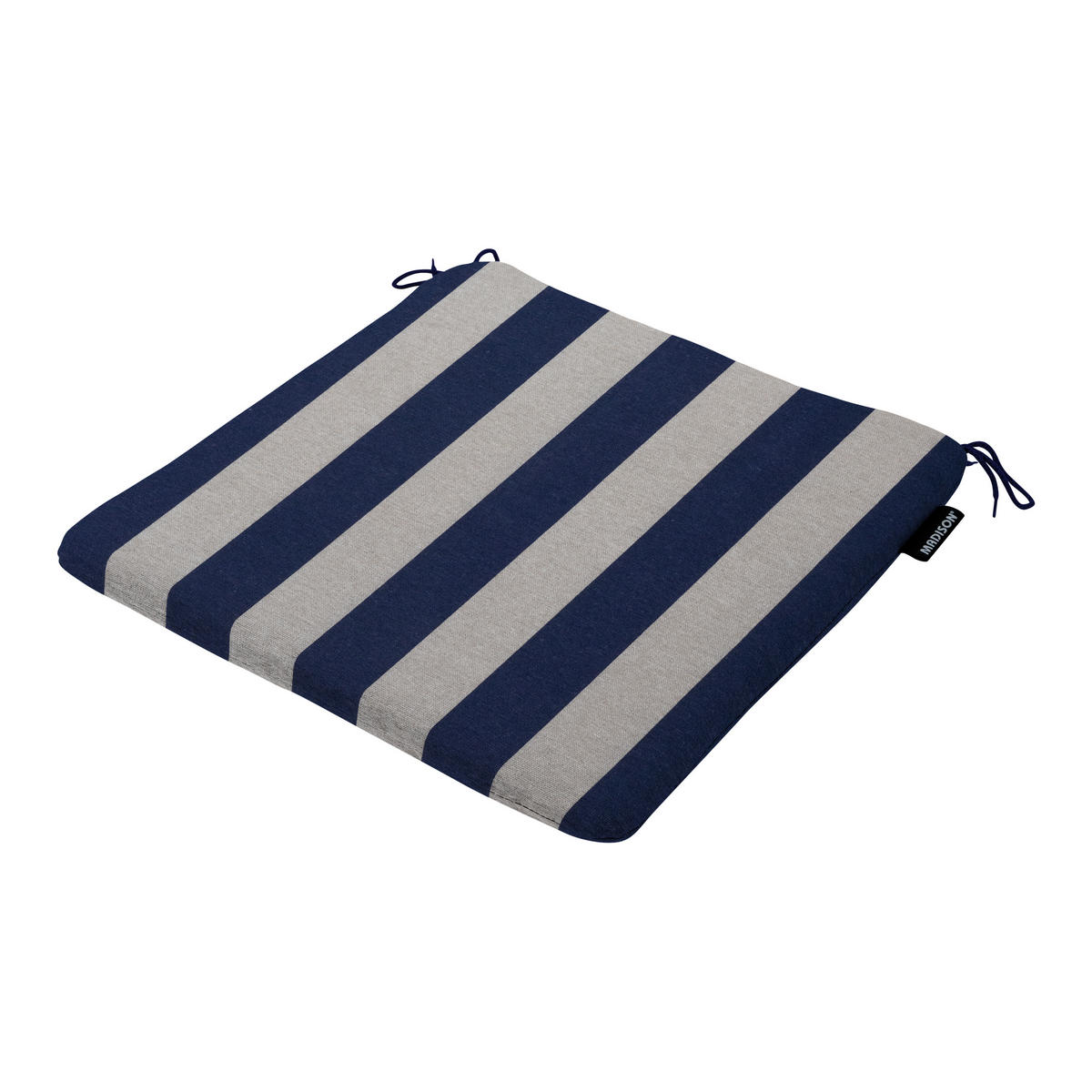 SITZKISSEN Amora - Blau - 40/40/4,5 cm - 4er-Set - Blau, Textil (40/4/40cm) - Madison