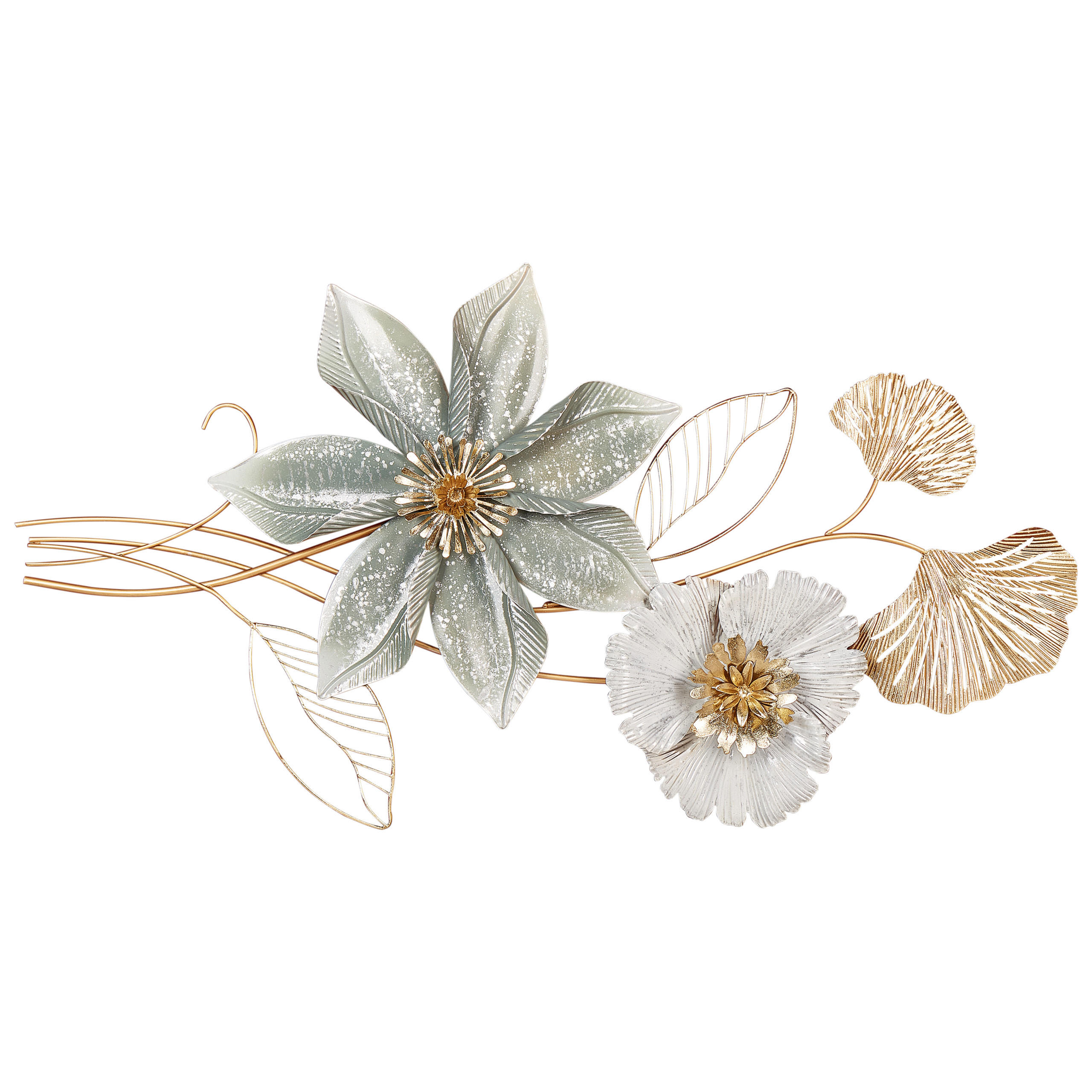 DECORAȚIUNE DE PERETE metal aurie Europium