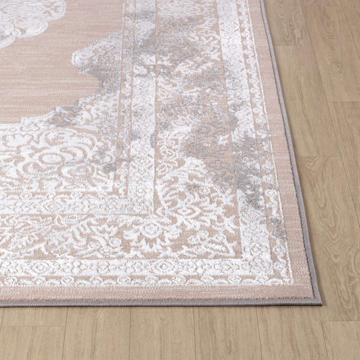 VINTAGE-TEPPICH 120x170 cm Beige - Beige, Naturmaterialien/Textil (120/170cm) - LIVABLISS