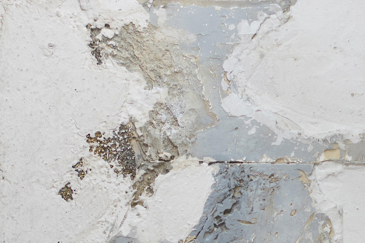 ACRYLBILD HANDGEMALT 80/80 cm - Grau, Holz/Textil (1.6/80cm) - KUNSTLOFT