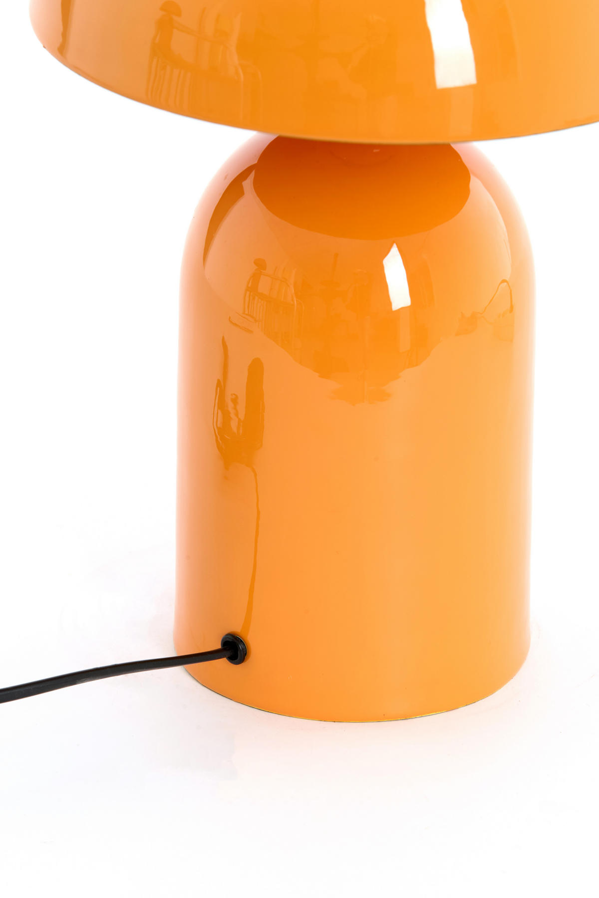 TISCHLAMPE Tolima Orange Ø30/40 cm - Orange, Metall (30/30/40cm) - Light & Living