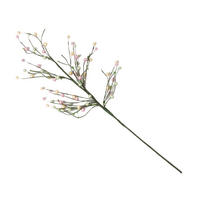 OSTERDEKO Zweig mit Perlen, 72 cm - Multicolor, Kunststoff (27/72/72cm) - Homescapes