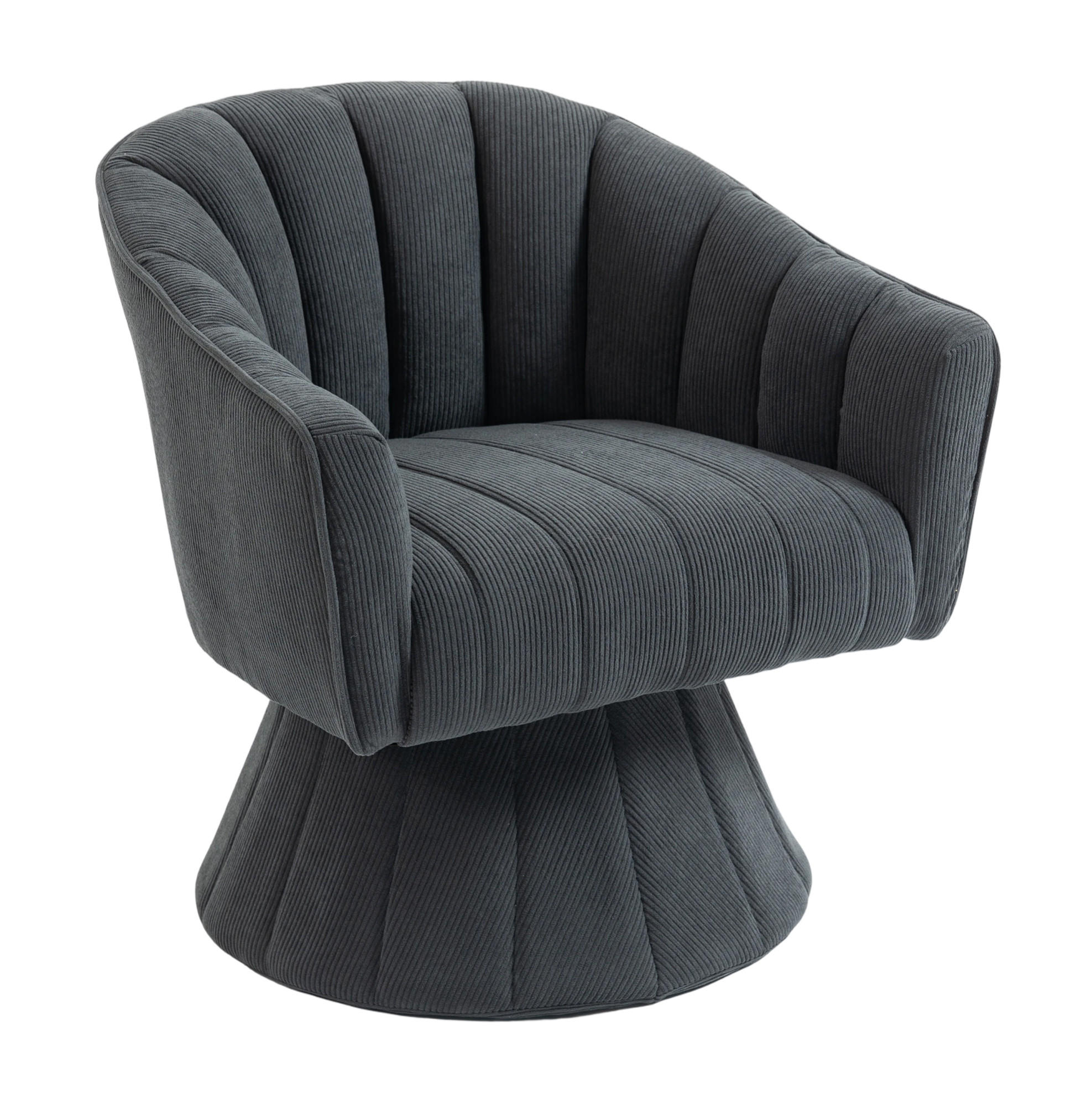 Okwish Drehstuhl Dunkelgrau 66x72x70 cm