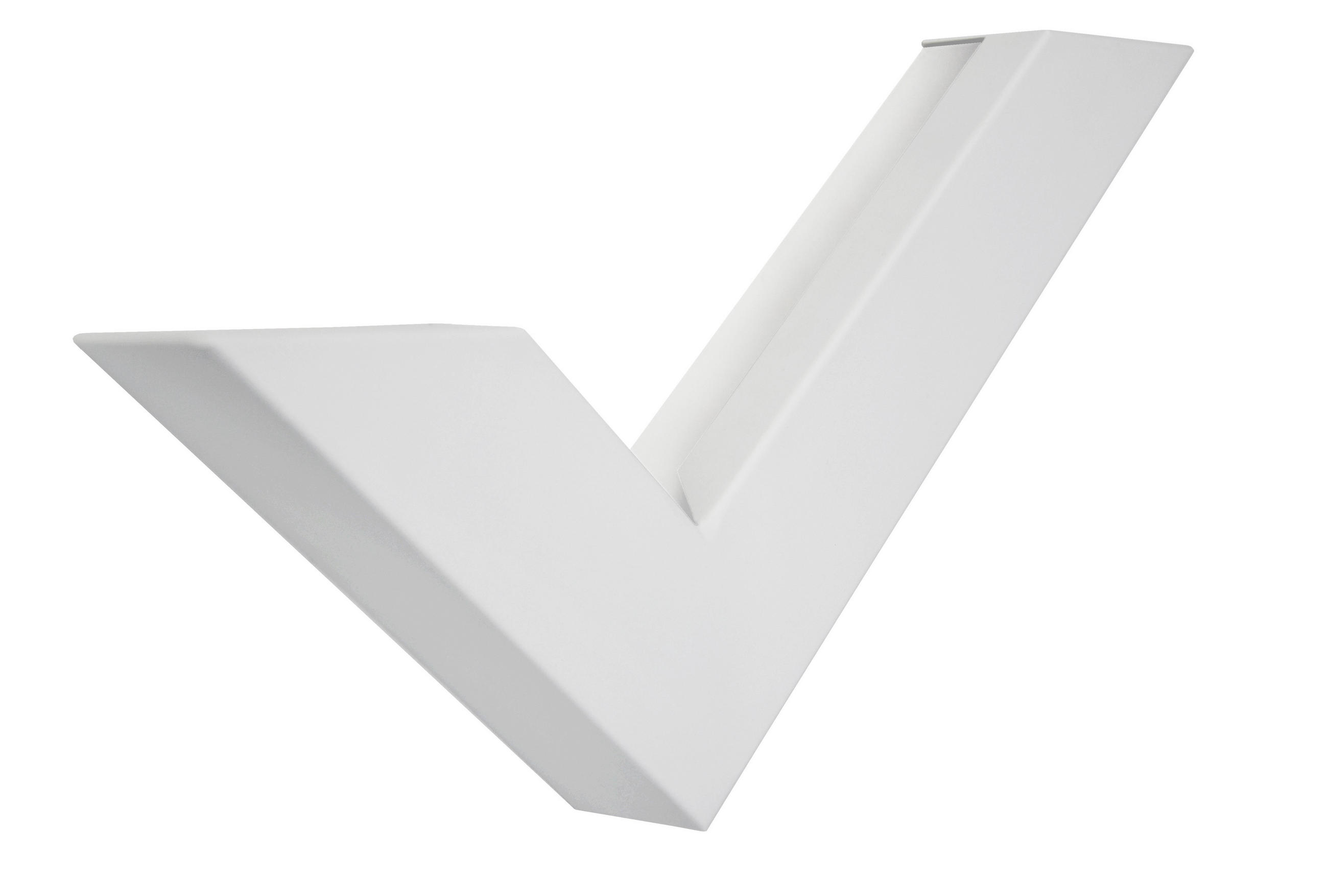 LED-WANDLEUCHTE - Weiß, Metall (46/24/5cm) - Lumicom