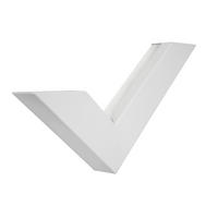 LED-WANDLEUCHTE - Weiß, Metall (46/24/5cm) - Lumicom