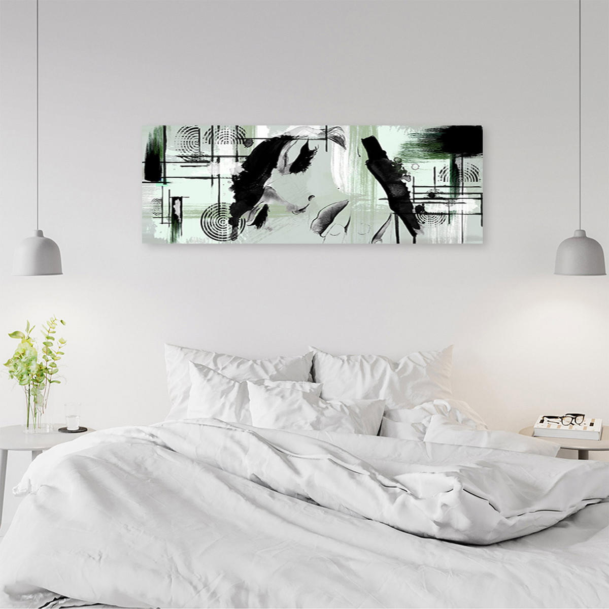 KUNSTDRUCK Grau 120/40 cm - Grau, Textil (120/40cm) - KUNSTLOFT