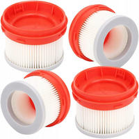 FILTER V9/V9B/V9P/V8/XR/V10/V11/V12 HEPA Ersatzfilter 4er-Set, 99,95% Filtration - Multicolor, Kunststoff/Metall (10/10/10cm)