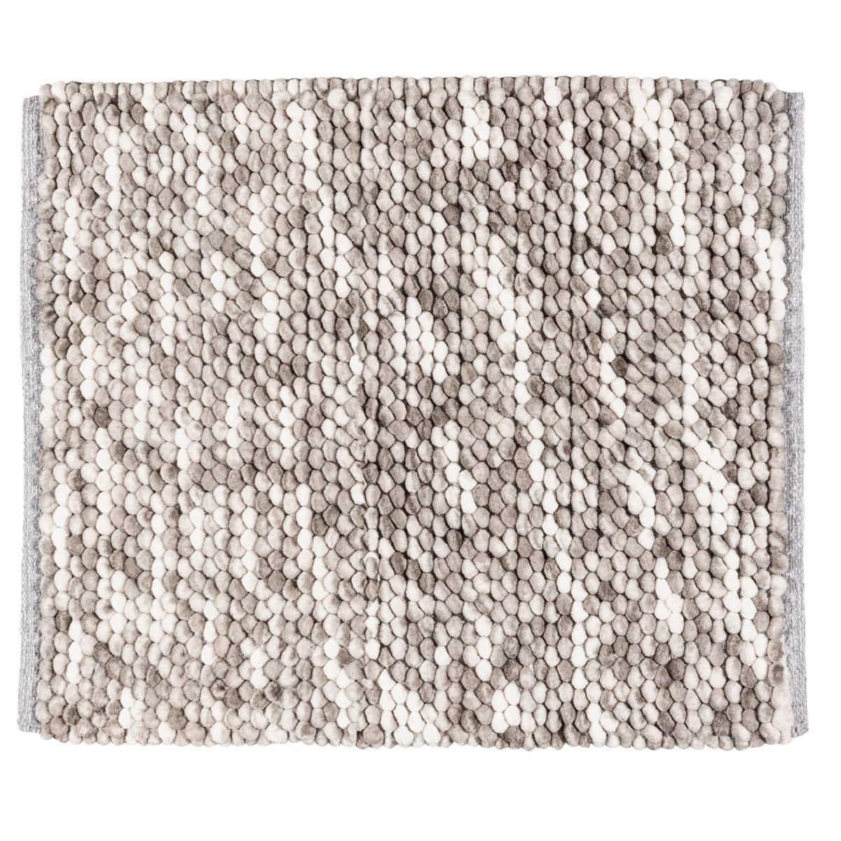 BADEMATTE Urdu 55/65 cm - Beige, Naturmaterialen (55/65cm)