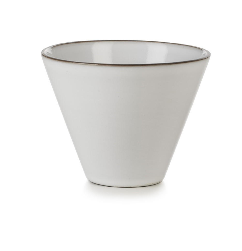 SCHALE EQUINOXE 25 cl Weiss Kumulus - Weiß, Keramik (10.5/8/10.5cm) - Revol Porcelaine France
