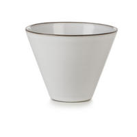 SCHALE EQUINOXE 25 cl Weiss Kumulus - Weiß, Keramik (10.5/8/10.5cm) - Revol Porcelaine France