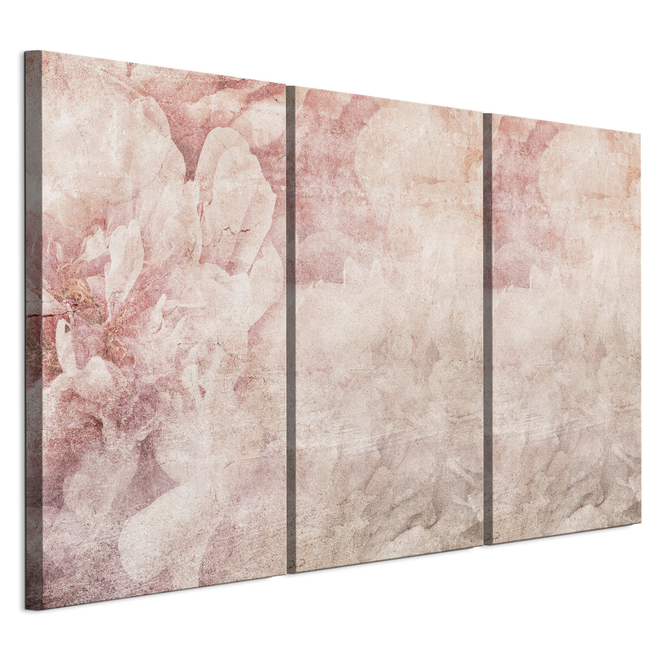 LEINWANDBILD Magnolie 3-tlg. 120x80 cm - Multicolor, Holz (120/80cm) - LUMASOUL