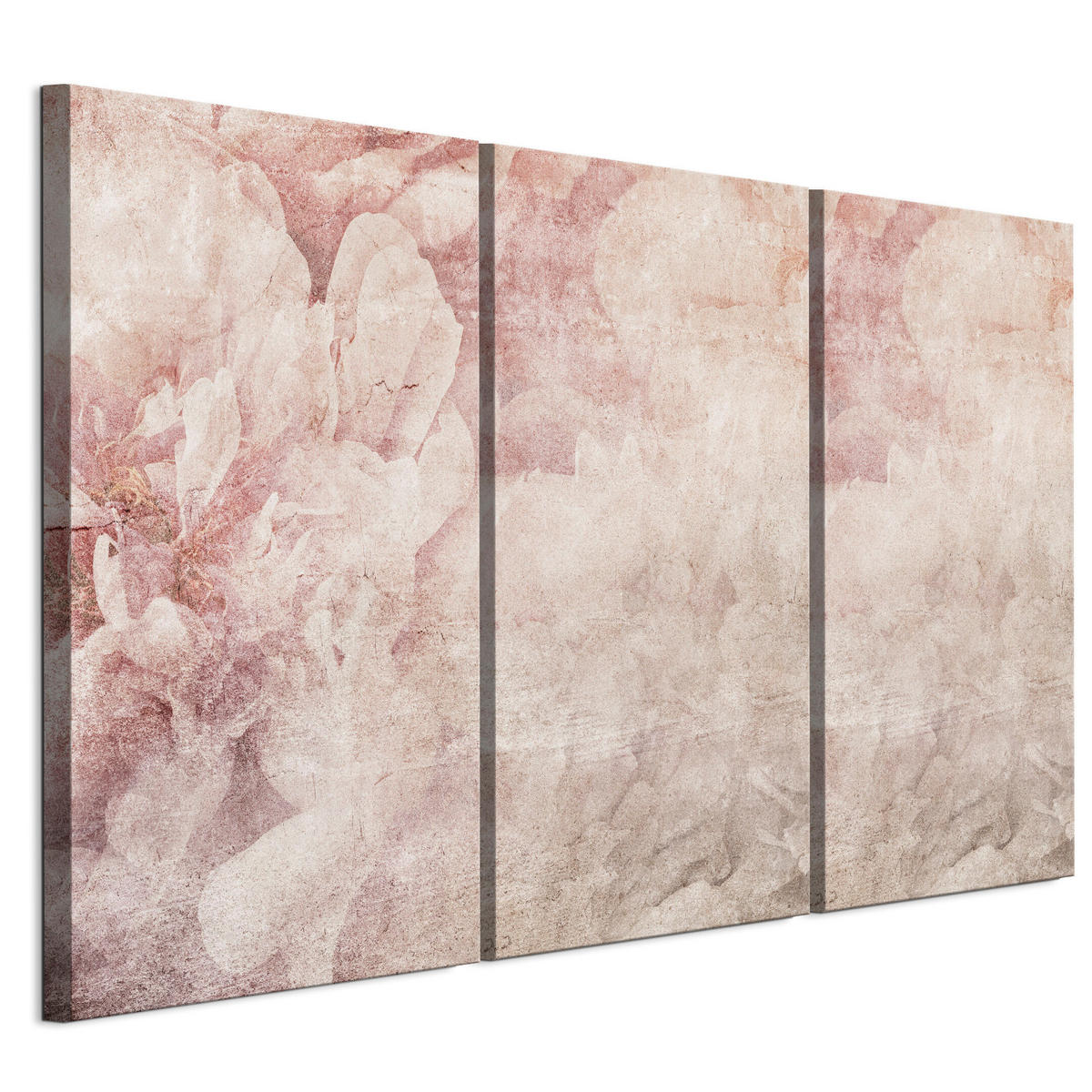 LEINWANDBILD Magnolie 3-tlg. 90x60 cm - Multicolor, Holz (90/60cm) - LUMASOUL
