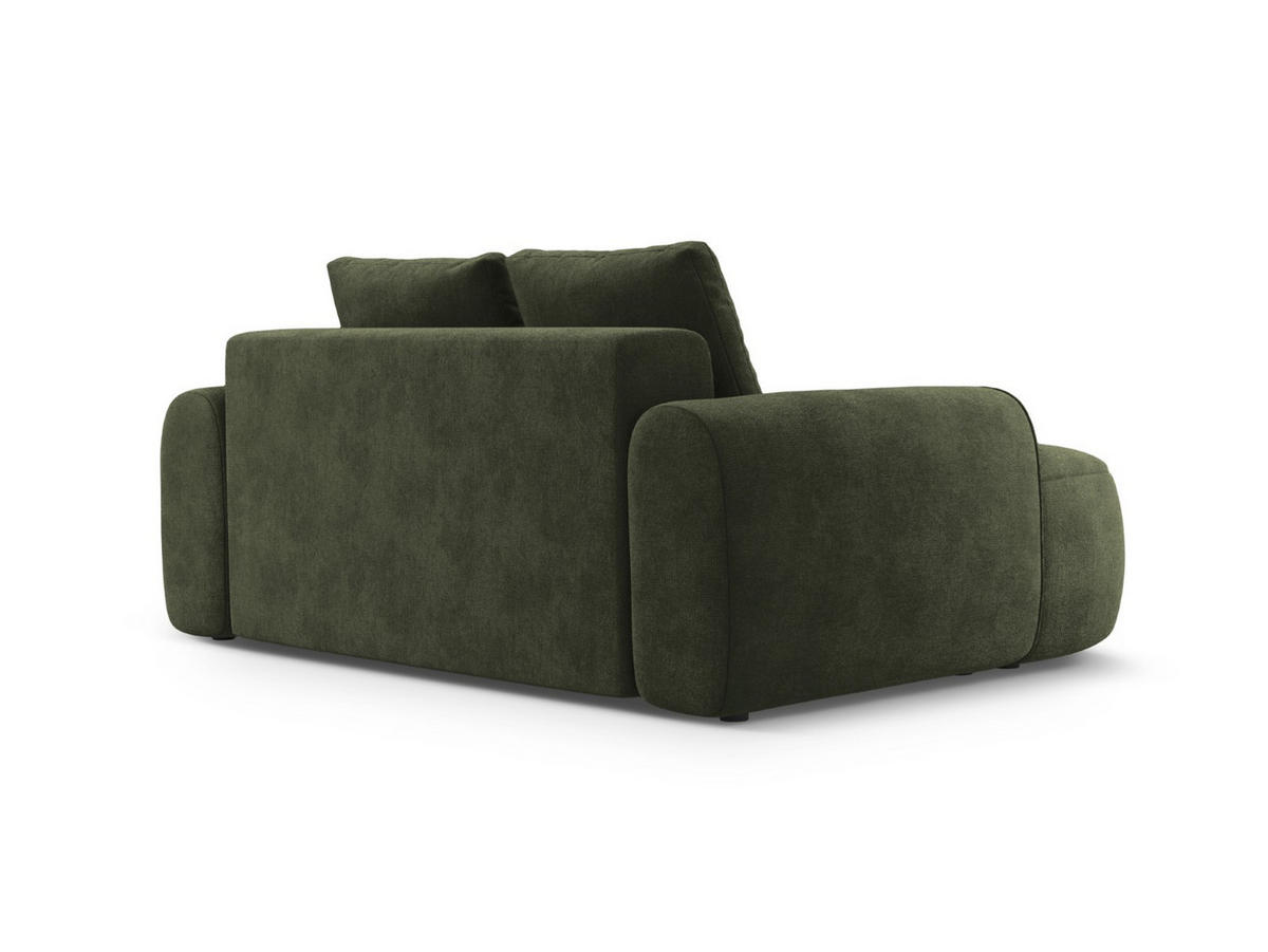 SOFA Linz aus Samt grün 2 Sitzplätze - Grün, Textil (100/84/175cm) - Cosmopolitan Design