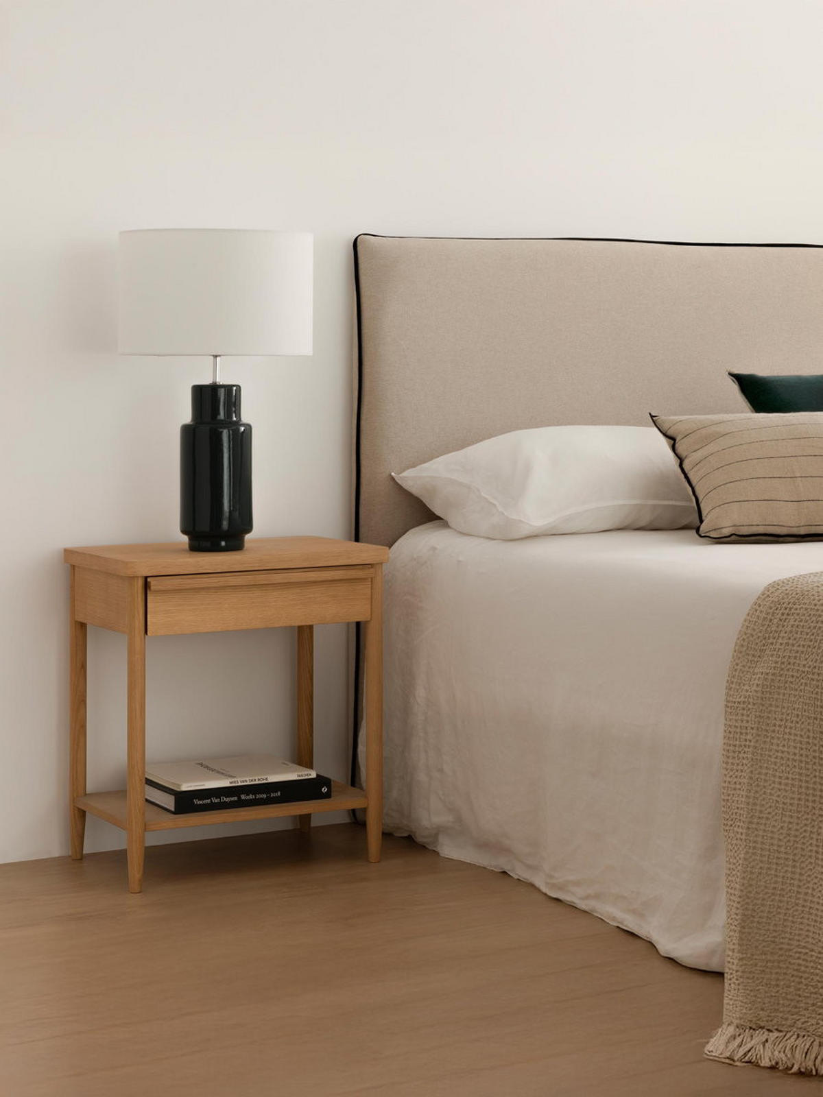 NACHTTISCH Berkin Natur 51 cm x 57 cm - Braun, Holz (51/57/35cm) - Kenay Home