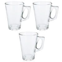 TASSEN 3er-Set 250 ml - Transparent, Glas (7.6/11/7.6cm) - Excellent Houseware